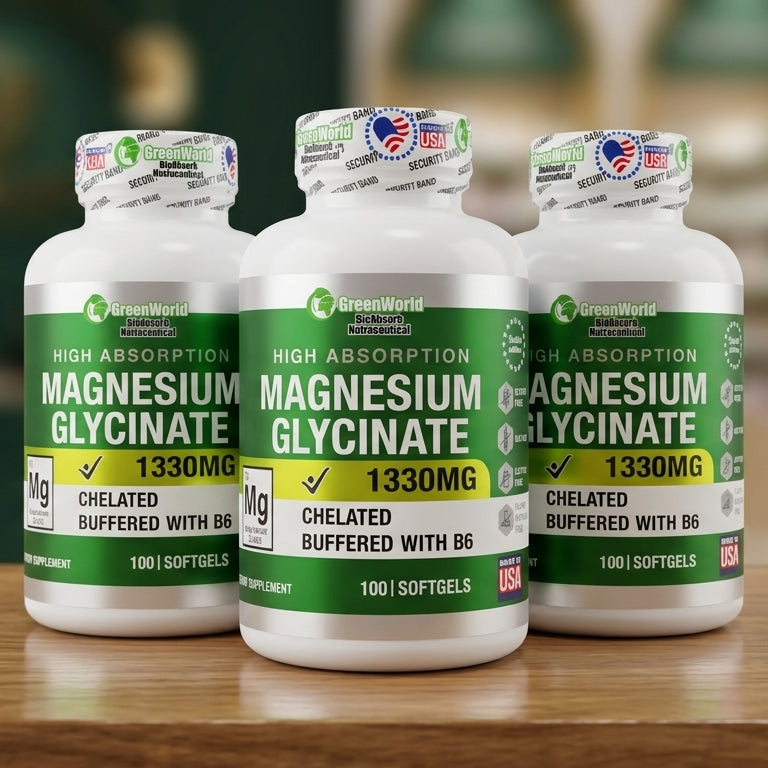 Glycinate Magnesium Greenworld X3